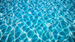 © KingKongThePitbull - Texture of Pool water in top view calm water large glare background