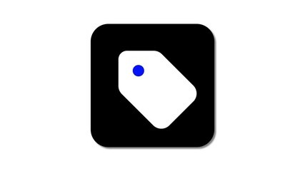 Poster - Tags animation icons ideal for modern apps focused on digital labeling and tag management .