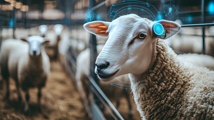 Poster - cutting edge iot enabled sheep farming with automated health tracking systems for efficient and sust