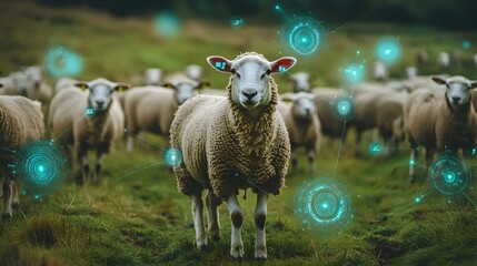Poster - automated iot powered sheep farming revolutionizing health tracking and management with cutting edge