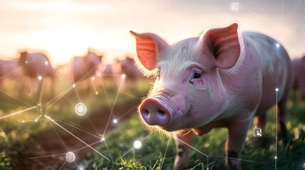 Poster - innovative smart pig farm leveraging iot technology for precise environmental control animal health 