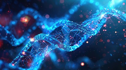 Poster - Medical abstract background with a blurry effect, generative AI