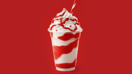 Wall Mural - a wendys frosty that looks like a early 