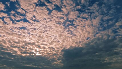 sky timelapse of cute sunrise cloudiness clouds for weather forecast