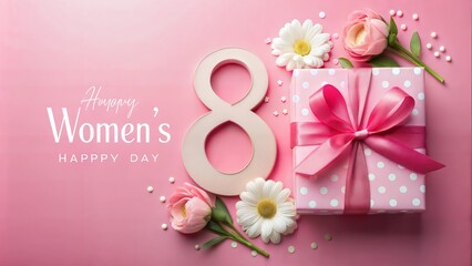 Poster -  happy womens day design template