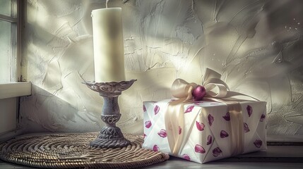 Wall Mural - christmas candle