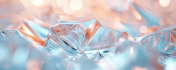 Poster - intricate crystal lattice, macro shot, showcasing geometric patterns.