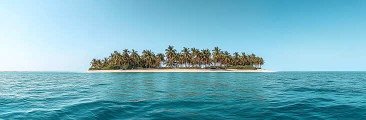 Wall Mural - View of a Maldivian jetty from a tropical island