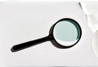 © Ryzel Husein - Magnifying glass cut out on transparency background
