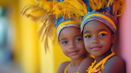 Canvas Print - portrait of children