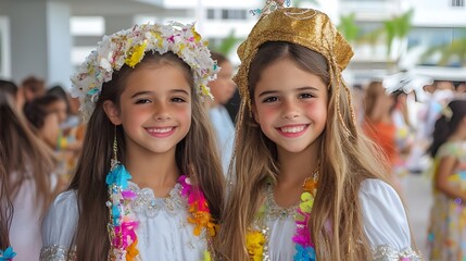 Sticker - portrait of children