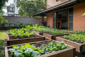 Poster - Urban Home with Smart Small-Scale Permaculture Techniques for Fresh Produce