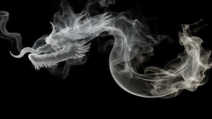 Wall Mural - smoke motif