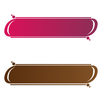 Set of modern organic shapes. Fluid vector trendy elements. Text Vector Geometric Shapes Button Design Background