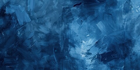 Poster - Abstract Blue Painting