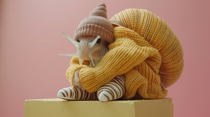 Poster - Snail in a Sweater