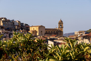 View of the town's church tower