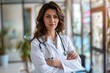 © osagvsa - Portrait of a female doctor at the workplace