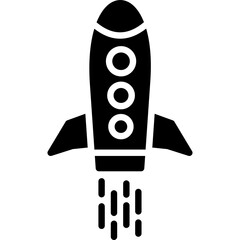 Canvas Print - rocket Icon