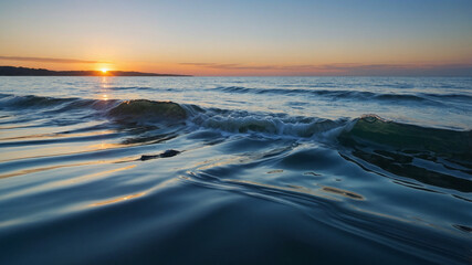 Wall Mural - sunset on the beach