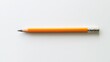 © 69 - Minimalist image of a pencil sharpened to the eraser, horizontal on a white background, symbolizing dedication and persistence.