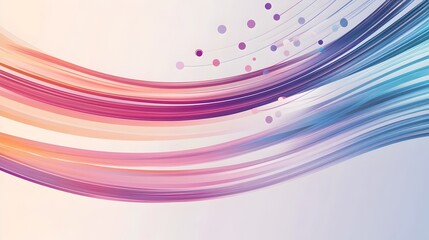 Poster - Infographic Illustrating the Data Flow in Fiber Optic Communication Technology  Visualizing the Efficient Transfer of Digital Information Through Fiber Optic Cables and Networks
