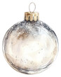 © Rawpixel.com - PNG Elegant watercolor Christmas ornament illustration