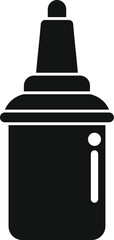 Poster - modern electric kettle icon in simple style isolated on white background for any web design