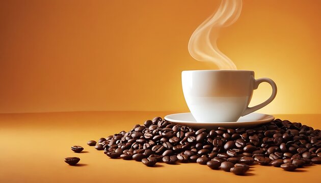 coffee illustration, a cup of cappuccino coffee, latte, espresso with biscuits, coffee beans, baking for postcards, poster, poster, logo, business card, menu6