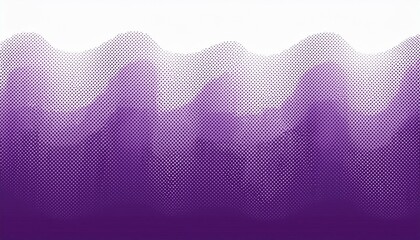 Wall Mural - Modern purple gradient with halftone texture decoration on a white background.