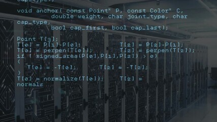 Poster - Animating programming code over servers in data center