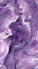 Canvas Print - Seamless marble pattern in muted lavender with subtle silver veins, [Abstract Background Marble], [Gentle and elegant]