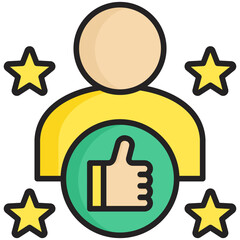 Sticker - Satisfaction Icon