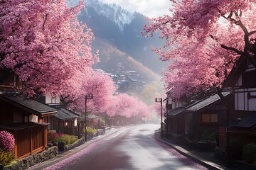 Wall Mural - spring in the park