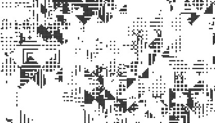 Poster - Explore the captivating world of Abstract Black and White Patterns within Modern Art