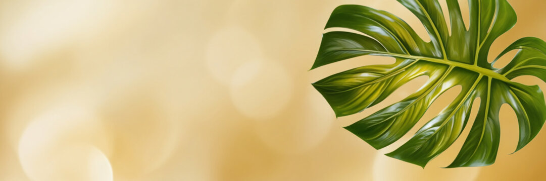 green and yellow leaves on a solid yellow background copy space texture background. isolated on a solid yellow background. Illustrations