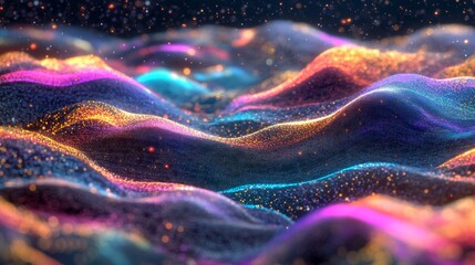Poster - a background for abstract digital data that can be used to describe network capabilities, technologi