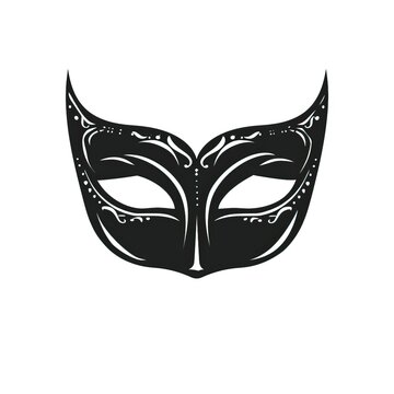 Masquerade vector icon on white background