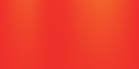 Wall Mural - dots halftone orange color pattern gradient texture with technology digital background. dots pop art