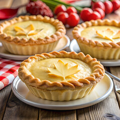 Canvas Print - Butter pies are a popular dish among Canadians.
