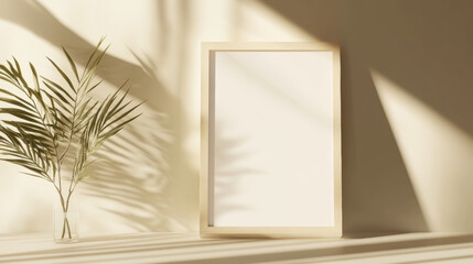 Wall Mural - Blank Frame Mockup.