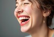 © vlad - Open Mouth Hearty Laughter An unreserved open mouthed laugh that