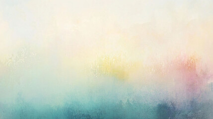 Poster - Soft pastel colors blend gently in serene abstract background, evoking sense of calm and tranquility.