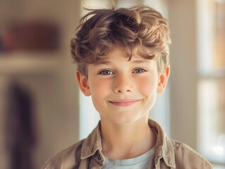 portrait of a smiling child