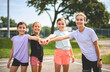 © Louis-Paul Photo - Childs girls Team in sportswear playing basketball game