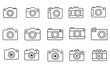 © Kristian - Camera Line Icon Set Vector