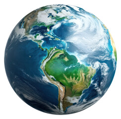 Wall Mural - PNG Earth globe view space