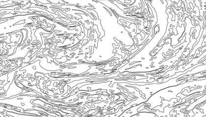 Poster - Black and white abstract and grunge effect of lines. Texture pattern for background and jersey design. Fully editable vector element 