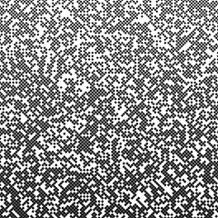 Poster - Geometrical diagonal square pattern background - monochrome abstract vector illustration