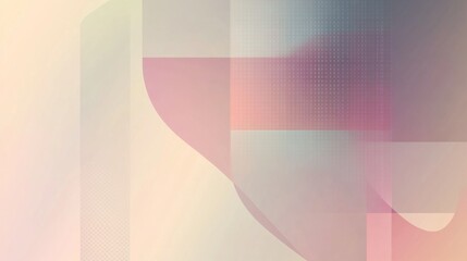 Poster - A minimalist abstract background with soft gradients and subtle geometric patterns, evoking a sense of calm and elegance.